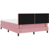Box Postelja s box springom in vzmetnico Roza 140x200 cm Žamet, (22051274) | Shoptok.si