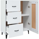  Komoda bijela 69 5 x 34 x 90 cm od konstruiranog drva | shoptok.hr