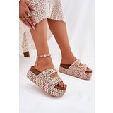 Boto Women's Sandals On Chunky Platform With Weaving And Buckles Multicolor | ePonuda.com