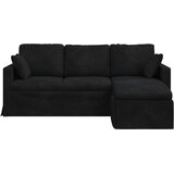 SOFA Crna 198 x 134 x 80 cm Baršun | shoptok.hr