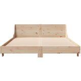 vidaXL Okvir kreveta bez madraca 135 x 190 cm od masivne borovine | shoptok.hr