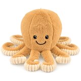  Plišana igračka hobotnica s elastičnim pipcima bež boje 50 cm | shoptok.hr