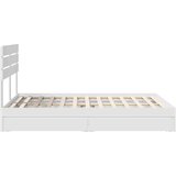  Krevet s od storage Bijelo 140 x 200 cm Konstruirano drvo | shoptok.hr