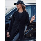 DStreet Women's autumn coat single-breasted LUGI buttoned black | shoptok.hr