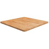 Četvrtasta stolna ploča svjetlosmeđa 70x70x2,5 cm od hrastovine | shoptok.hr