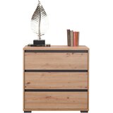 CARRYHOME komoda, antracit, barve hrasta | Shoptok.si