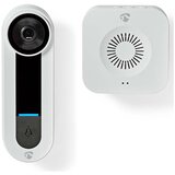 Nedis WIFICDP40CWT - Bežični video zvono sa senzorom, Full HD 1536p, Wi-Fi, IP65 | Eponuda.com