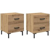  Noćni ormar s ladicama 2 pcs Umjetnički hrast 40 x 35 x 47 5 cm | shoptok.hr