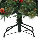  Umjetno božićno drvce s nogom s stalakom Zelena 180 cm PE i PVC | shoptok.hr