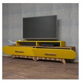 Hanah home TV polica Flora Walnut Yellow | ePonuda.com