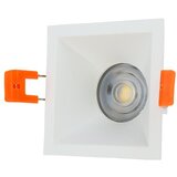 Mitea Lighting M206176 bela kvadratna ugradna lampa-rozetna hotelska MR16 Cene