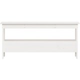  Klupa za hodnik bijela 100x28x45 cm masivno drvo bor | Eponuda.ba