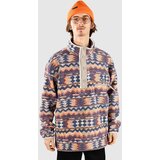 Columbia Helvetia II Printed Half Snap Fleece Half-Zip Pulover iz flisa sea salt / retrotree Cene