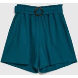 Marisse Green Cotton-Linen Shorts | shoptok.hr