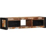 vidaXL TV omarica 100x30x25 cm masivni les obnovljen | Shoptok.si