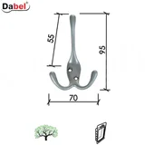 kuka za kaput i šešir V56 mat-hr 70/95/55 DBP1 0206041