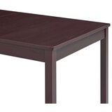  Jedilna garnitura 7-delna borovina temno rjava | Shoptok.si