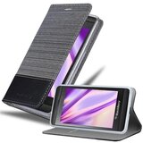  Ohišje, združljiv s BlackBerry v sivi črni barvi - zaščitni pokrov z magnetnim zapiranjem, stoječo funkcijo in režo za kartico, (20566505) | Shoptok.si