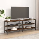 vidaXL TV omarica rjavi hrast 140x30x50 cm inženirski les Cene