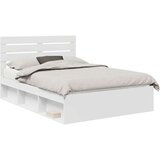  Okvir za krevet Bijelo 150 x 200 cm Čvrsto borovo drvo | shoptok.hr