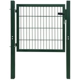 vidaXL 2D vrata za ogradu (jednostruka) zelena 106 x 130 cm Cijene