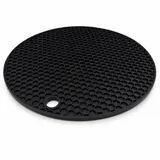Magnetni silikonski podstavek, črn, Ø 18 cm - 1 kos.