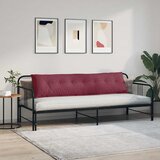  Jastuk za leđa Vinska crvena 200 x 19 x 50 cm tkanina | shoptok.hr