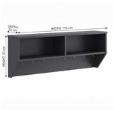 Hanah home Kuhinjska polica Ronda Anthracite | Eponuda.com