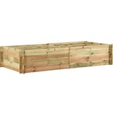 vidaXL Dvignjeno vrtno cvetlično korito borovina 197x100x40 cm Cene