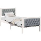  Konstrukcija postelje z vzglavjem Svetlo siva 80 x 200 cm, (5000084535) | Shoptok.si