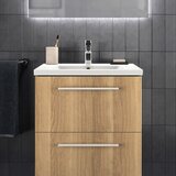 Ideal Standard stenska omarica za pod umivalnik v hrastovem dekorju v naravni barvi 60x63 cm i.life b | Shoptok.si
