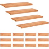 Step treads 16 kom. 100 x 30 x 2 cm Lak Čvrsto drvo bukve | shoptok.hr