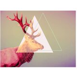  Tapeta - deer (graphic pattern) 200x154 | shoptok.hr