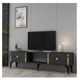 Hanah home tv polica doruk anthracite gold Cene