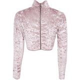 Fashion Hunters Pink BSL velour top | Eponuda.ba
