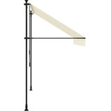 Tenda na uvlačenje krem 300 x 150 cm od tkanine i čelika | shoptok.hr