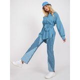 RUE PARIS Shirt-RO-KS-GMK-2303.44-blue | Shoptok.si