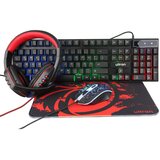  Ultron HAWK Gaming Set keyboard Mouse included QWERTZ German Black, Red, White | shoptok.hr