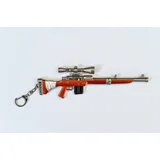 kovinski obesek za ključe v obliki puške SCAR