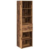  Visok predalnik Star les 50 x 42,5 x 185 cm Konstruiran les, (5000107830) | Shoptok.si