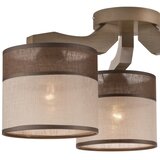 zamenski abažur andrea E27 ø 16 cm braon/bež | Eponuda.com