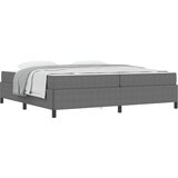  Krevetna konstrukcija Svijetlo siva 200 x 200 cm tkanina | shoptok.hr