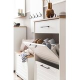 MID.YOU Garderobni Panel Jelda, Bela | Shoptok.si