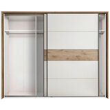 Hom`in OMARA Z DRSNIMI VRATI, bela, barve hrasta | Shoptok.si