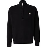 Calvin Klein Jeans Pulover črna / bela Cene