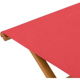  Ležaljka 2 pcs Čvrsto drvo eukaliptusa Crvena | shoptok.hr