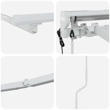  Električna nadstrešnica s profili LED Bela 2,5 x 2 m Aluminij, (5000207279) | Shoptok.si