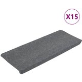 Maison Chic Samolepilne preproge za stopnice 15 kosov 65x24,5x3,5 cm sive, (22120826) | Shoptok.si