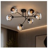 Brilagi Plafonski luster DIOR 6xE27/60W/230V crna/zadimljeno-siva Cene
