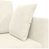 Podni kauč na razvlačenje Krema 213 x 70 x 77 cm Baršun | shoptok.hr